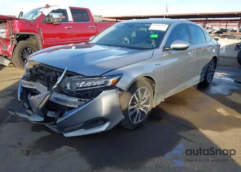2021 Honda Accord Hybrid z USA, uszkodzony, nr VIN 1HGCV3F10MA005166